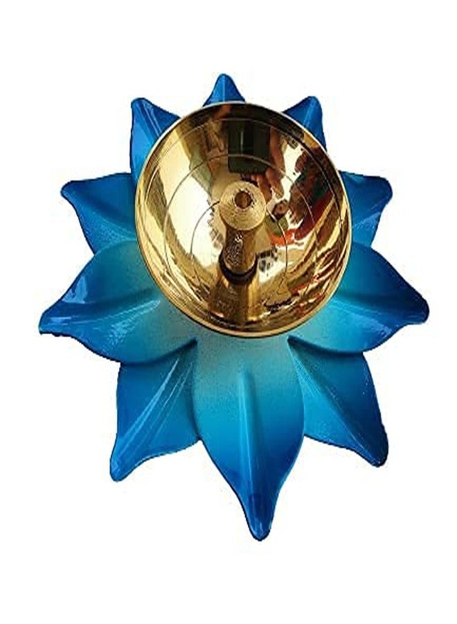 Sanvatsar Metal Diya Lotus Design Set of 6 Oil lamp Deepak, Navaratri Gift Diwali Gift Corporate Gift Home Decor Item in Diwali Pooja - Image 5